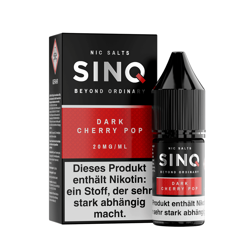 SINQ Nikotinsalz - Dark Cherry Pop - 10ml Liquid 20mg