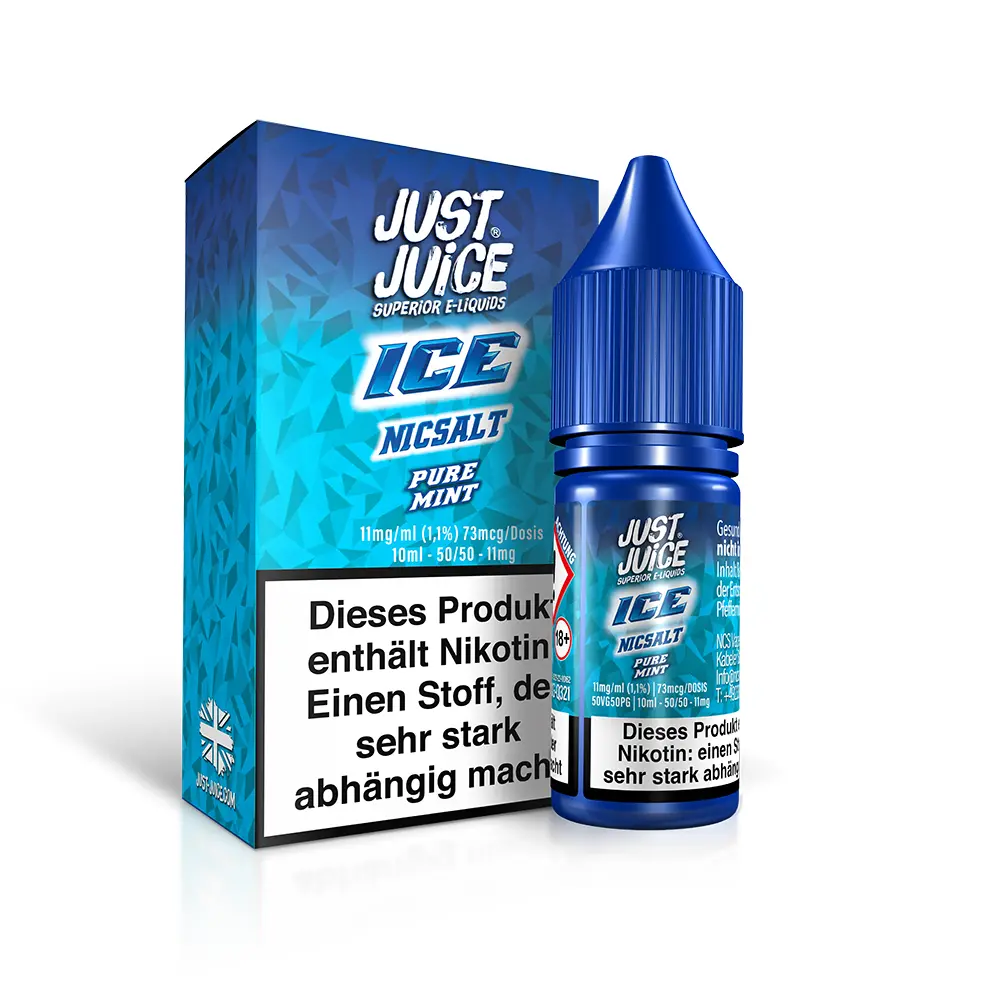 Just Juice Nikotinsalz - Pure Mint ICE - 10ml 11mg 