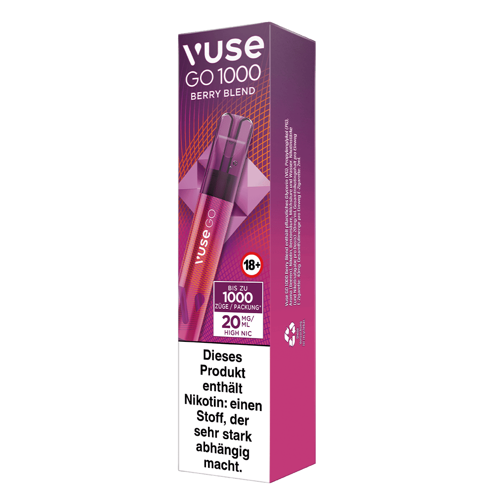 Vuse GO 1000 Berry Blend 20mg Einweg E-Zigarette 