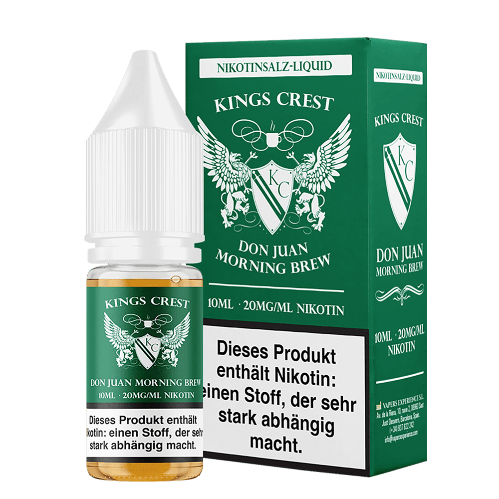 Kings Crest Nikotinsalz - Don Juan Morning Brew - 10ml Liquid 20mg 