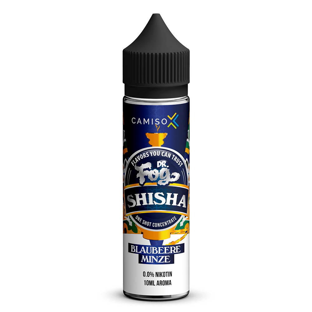 Dr. Fog Aroma Longfill - Blaubeere Minze - 10ml in 60ml Flasche 