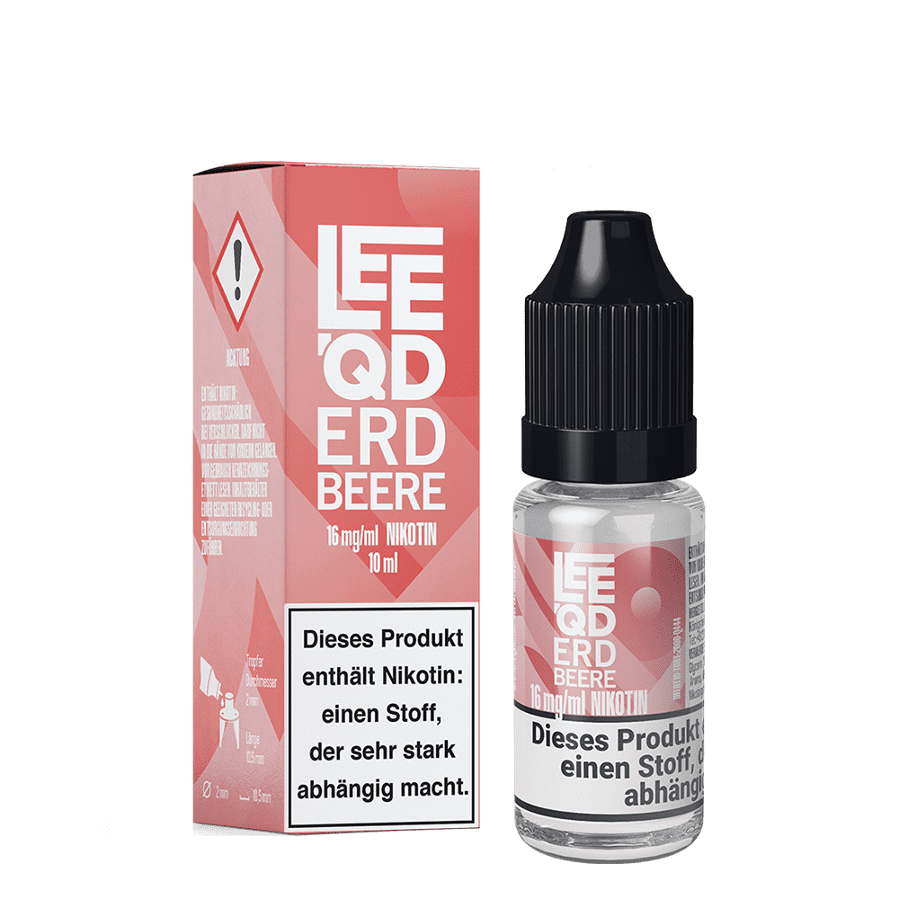 LEEQD Liquid - Fruit Erdbeere - 16mg 10ml 