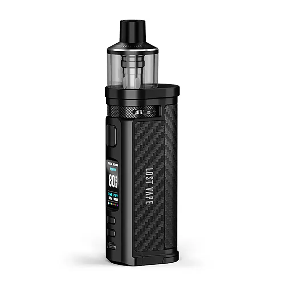 Lost Vape Centaurus Q80 Kit Black Carbon Fiber
