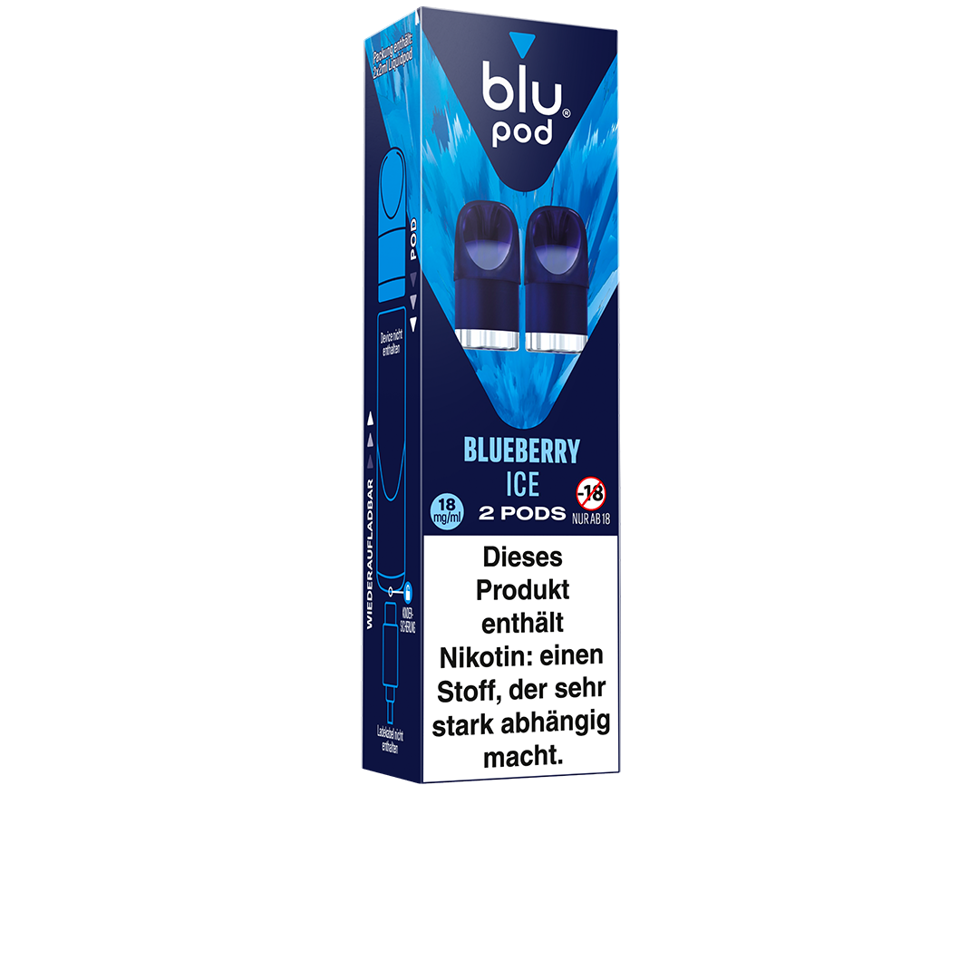 blu Pod BLUEBERRY ICE 18mg/ml