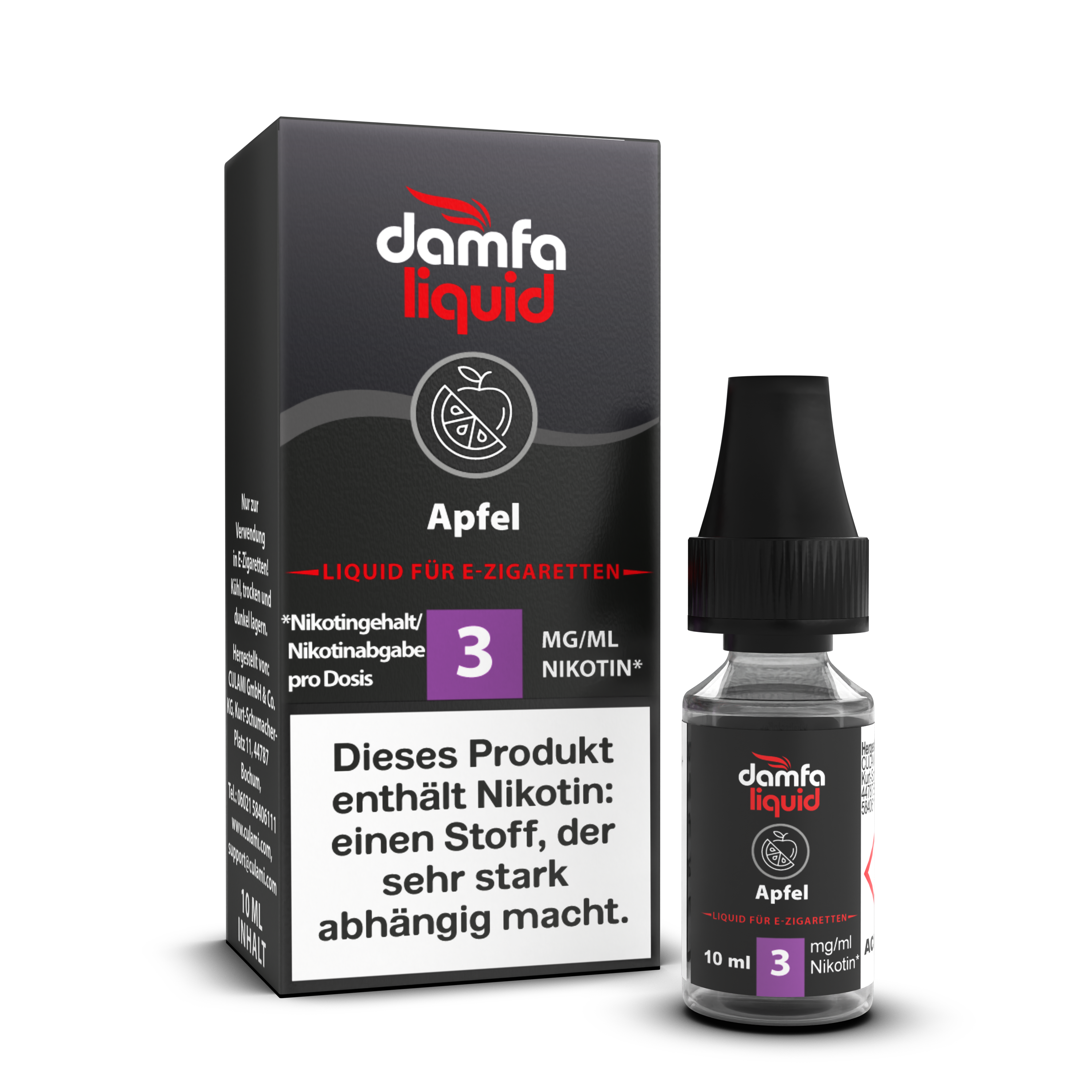 damfaliquid Apfel V2 3mg 10ml  D