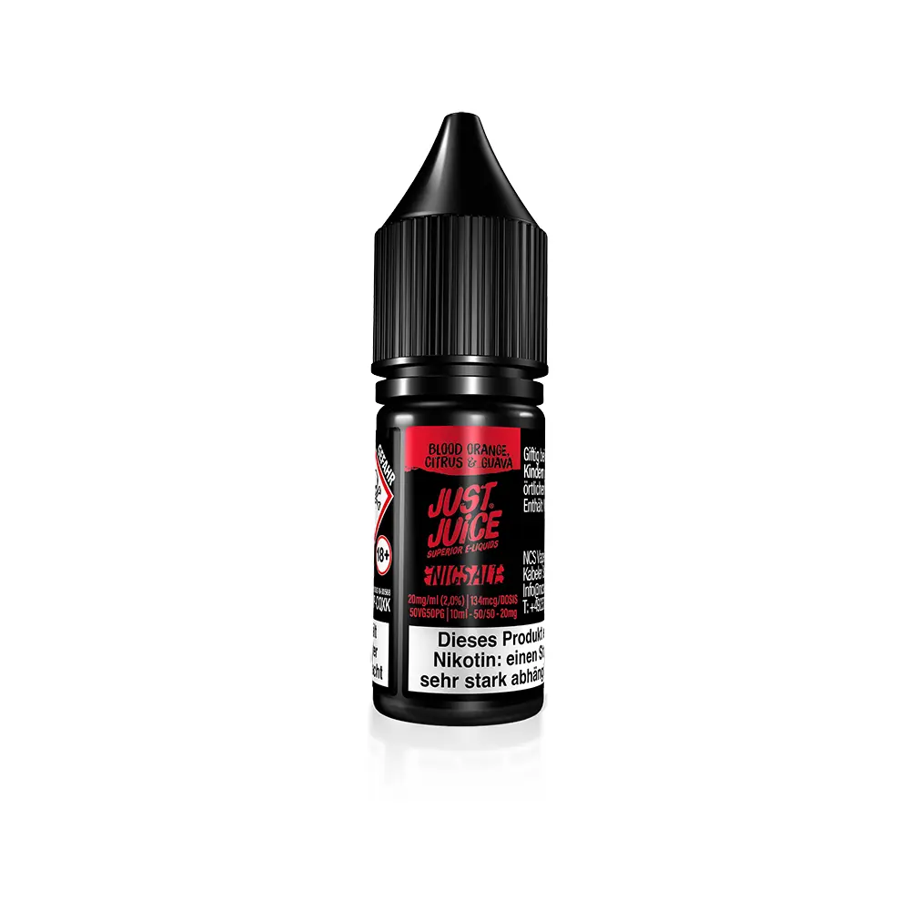Just Juice Nikotinsalz - Blood Orange Citrus & Guava - 10ml 20mg 