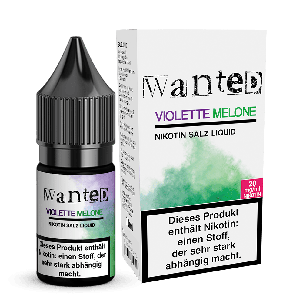 Wanted Nikotinsalz - violette Melone - Overdosed 10ml Liquid 20mg  D