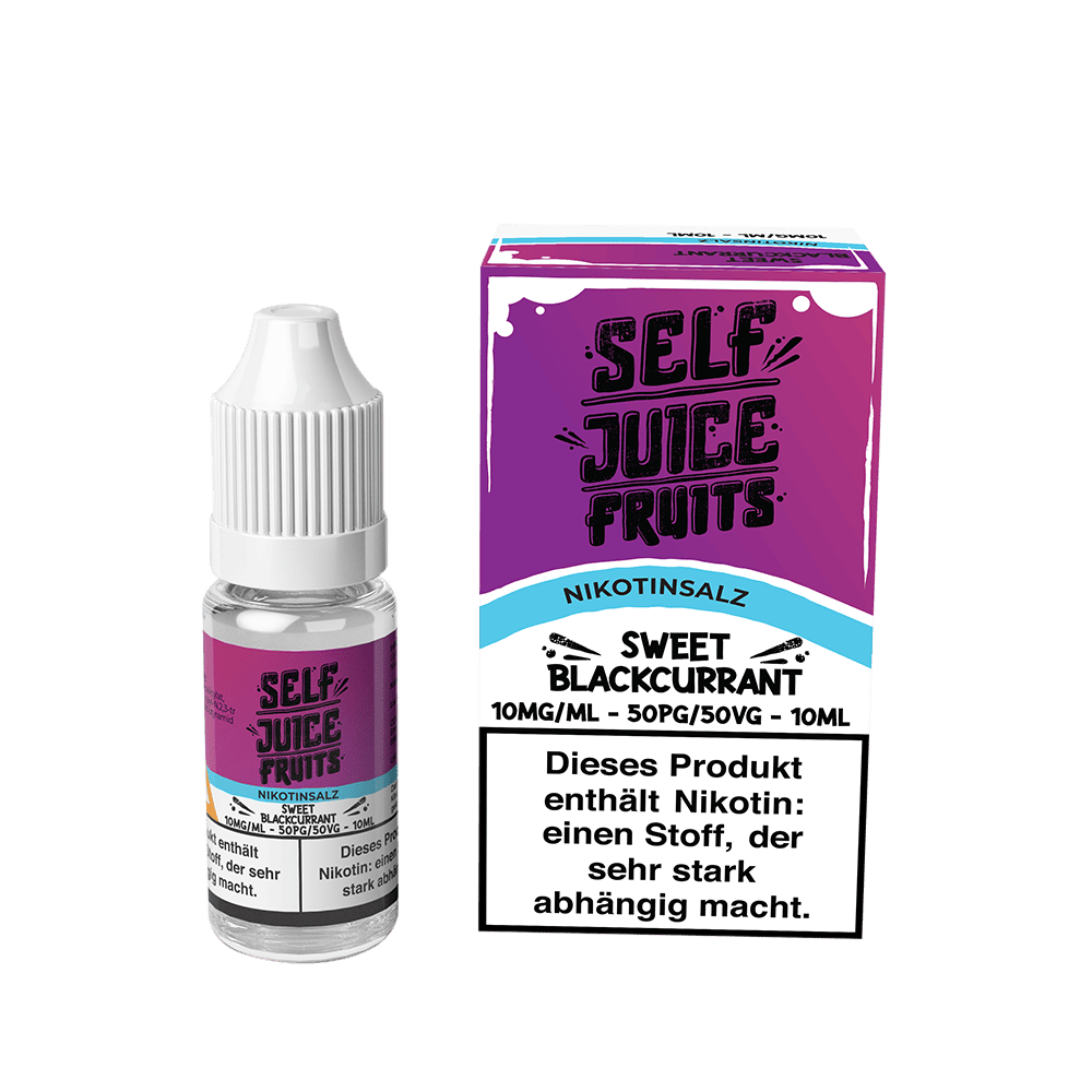 Self Juice Nikotinsalz - Sweet Blackcurrant - 10ml Liquid 10mg 