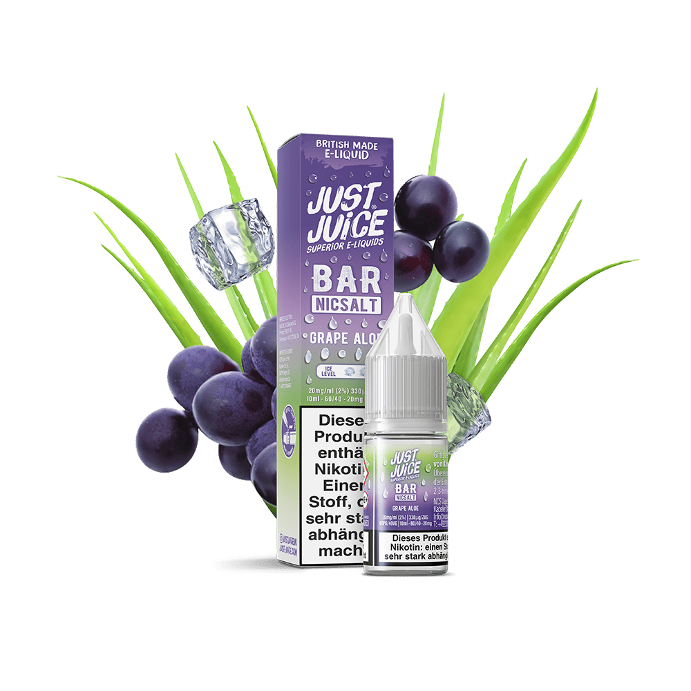 Just Juice Nikotinsalz - Grape Aloe - 10ml Liquid 20mg  C