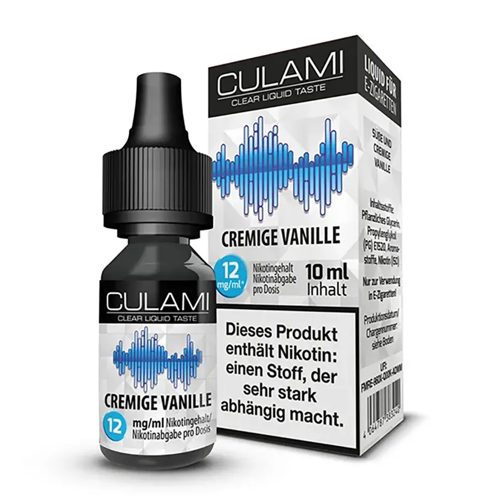 CULAMI Cremige Vanille 12mg 10ml Liquid 
