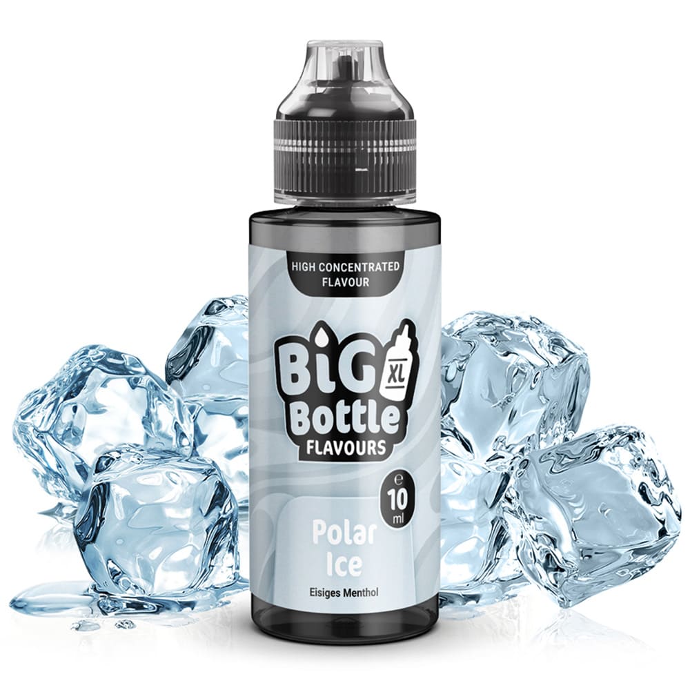 Big Bottle Flavours Aroma - Polar Ice - 10ml in 120ml Flasche 