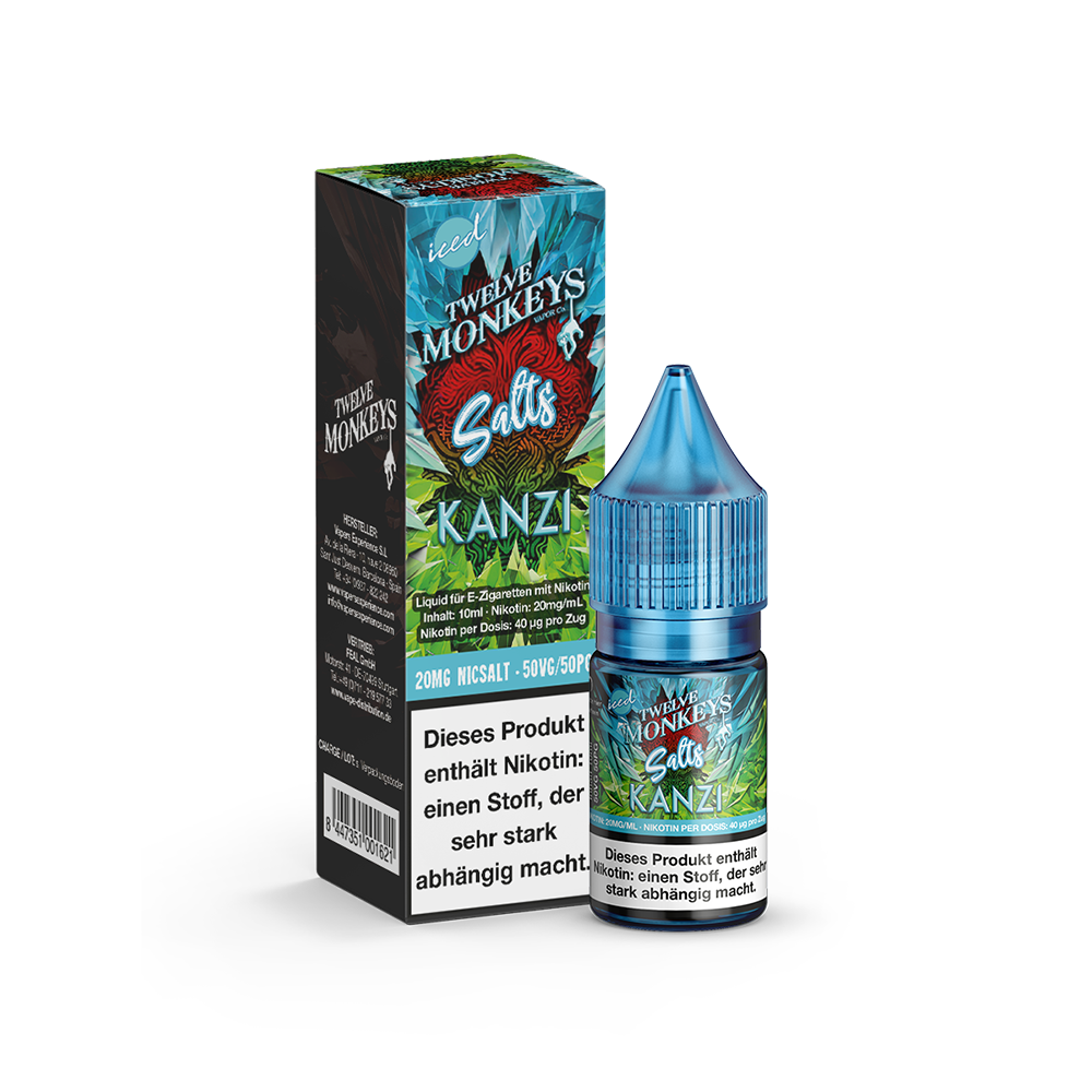 Twelve Monkeys Nikotinsalz - Kanzi - 10ml Liquid 20mg  C