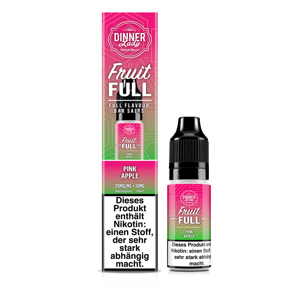 Dinner Lady Fruit Full Nikotinsalz - Pink Apple - 10ml Liquid 20mg