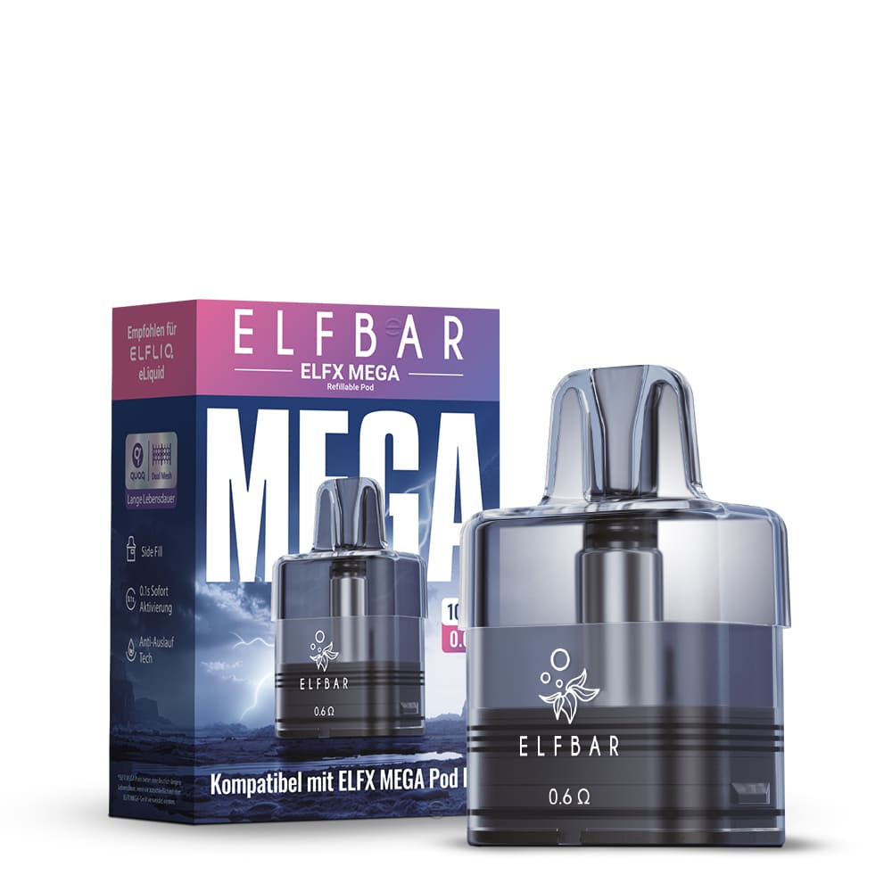 Elfbar ELFX Mega 10ml Pod 0,6 Ohm