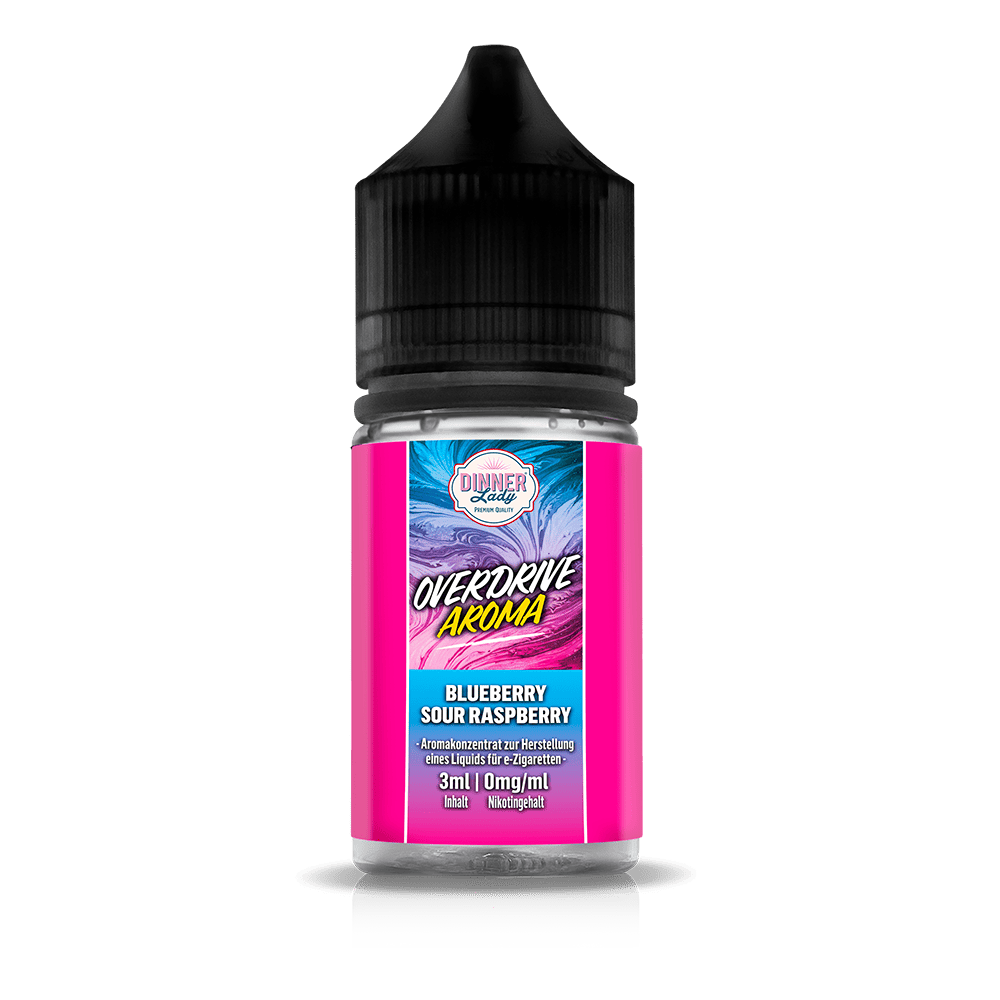 Dinner Lady Overdrive Longfill - Blueberry Sour Raspberry - 3ml in 30ml Flasche