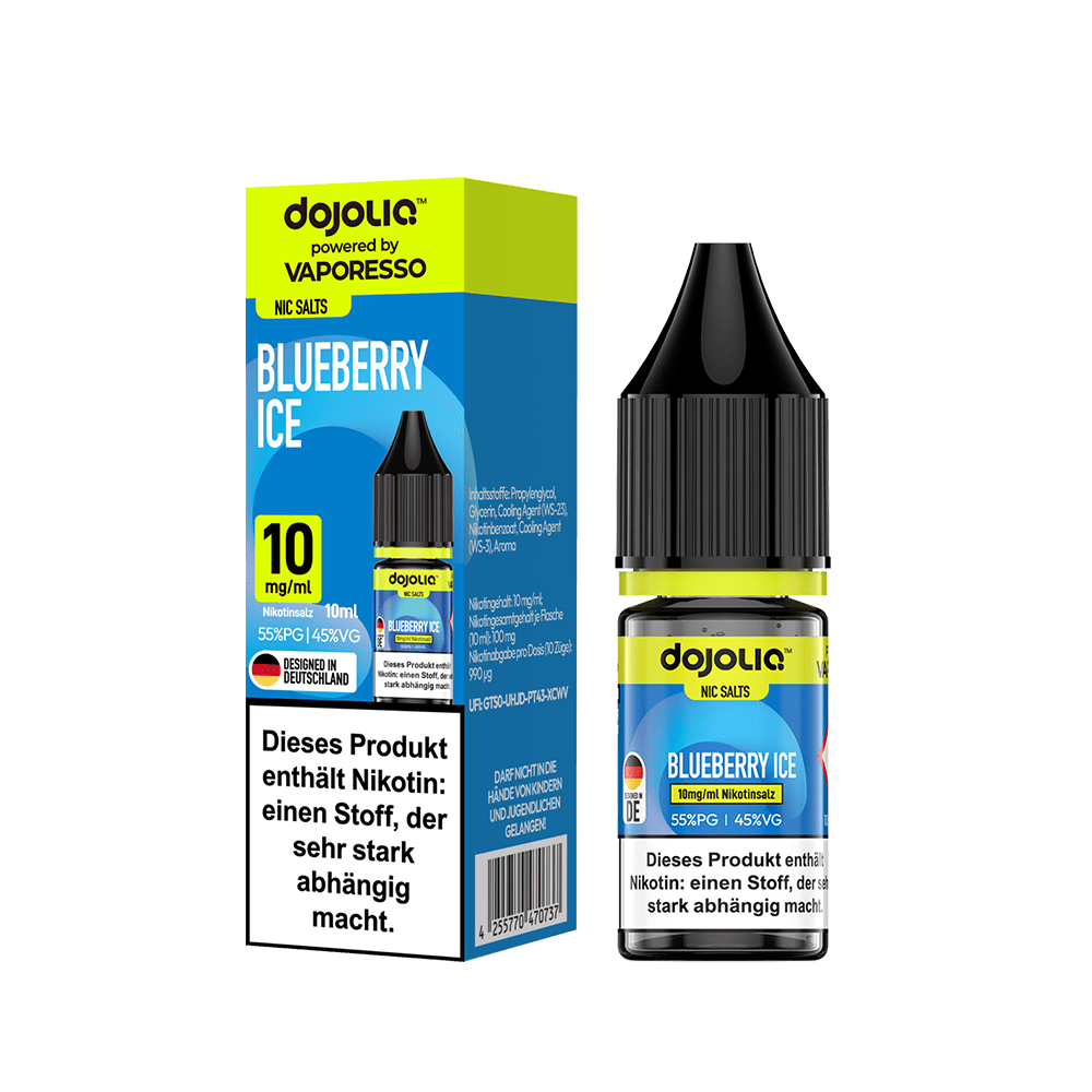Dojoliq Nikotinsalz - Blueberry Ice - 10ml Liquid 10mg
