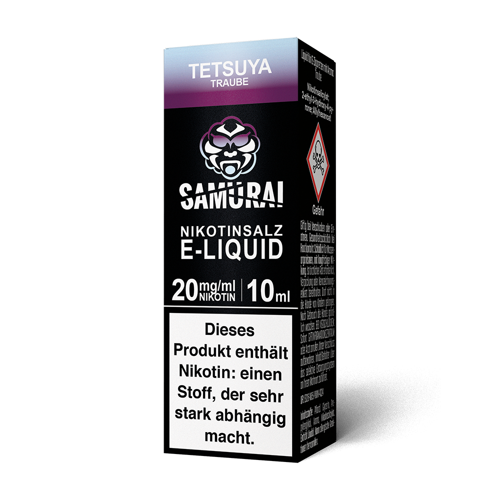Samurai Nikotinsalz - Tetsuya Traube - Liquid 20mg 10ml 