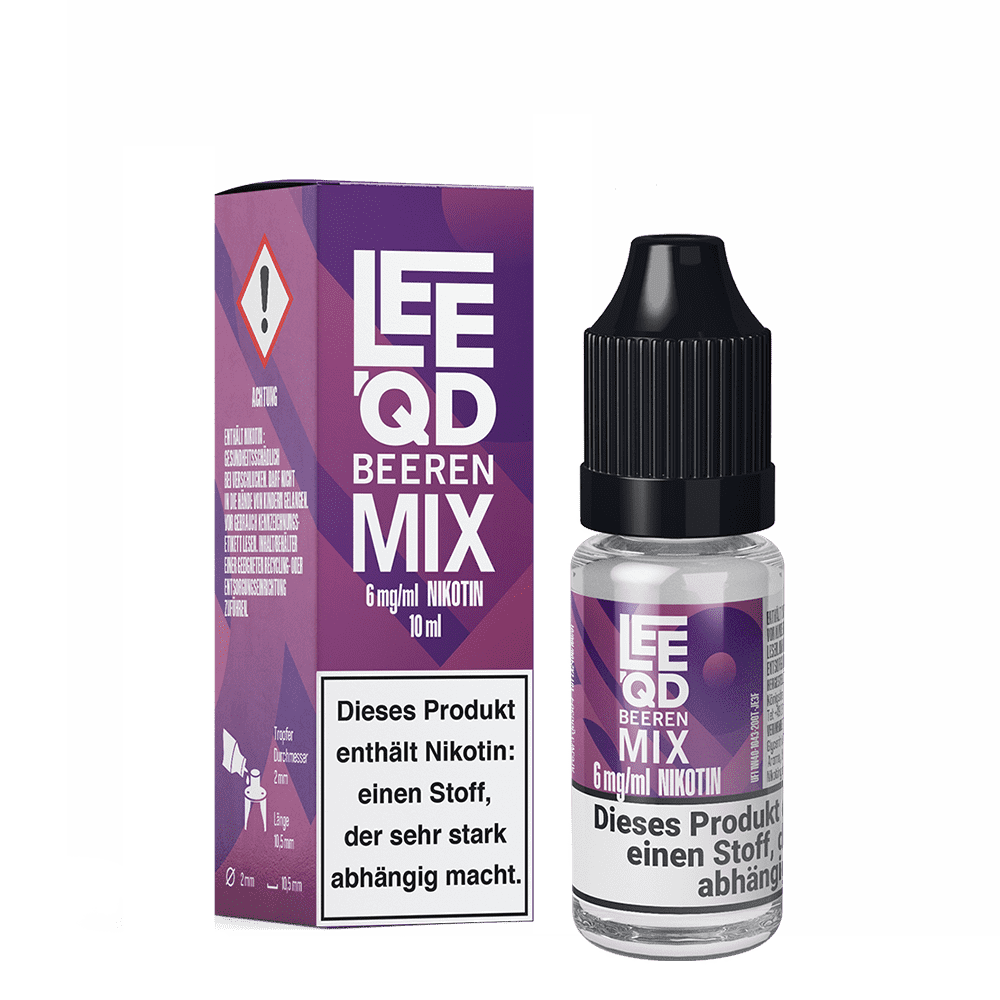 LEEQD Liquid - Crazy Beeren Mix - 6mg 10ml 