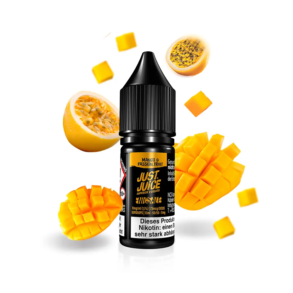 Just Juice Nikotinsalz - Mango & Passion Fruit - 10ml 11mg 