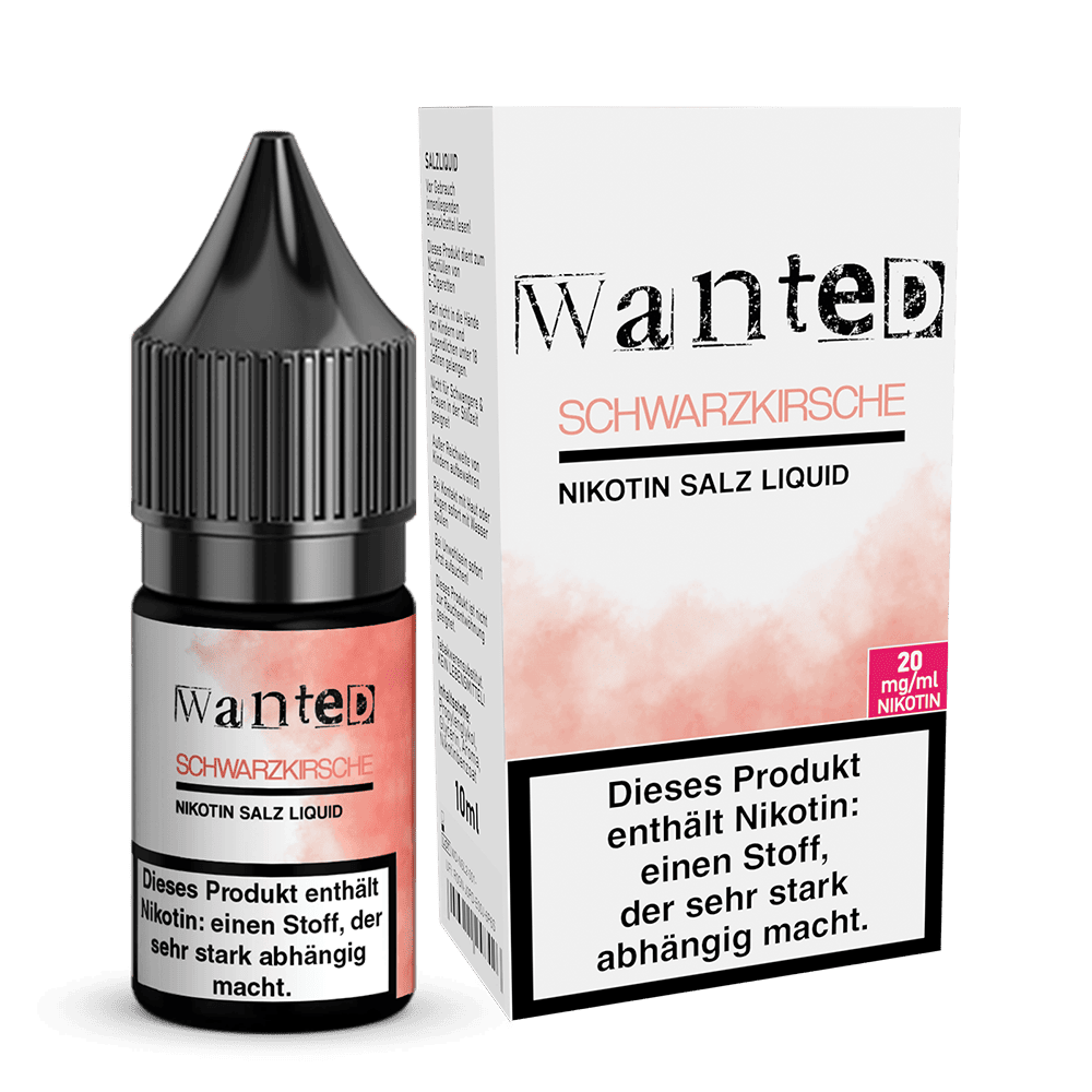 Wanted Nikotinsalz - Schwarzkirsche - Overdosed 10ml Liquid 20mg  D