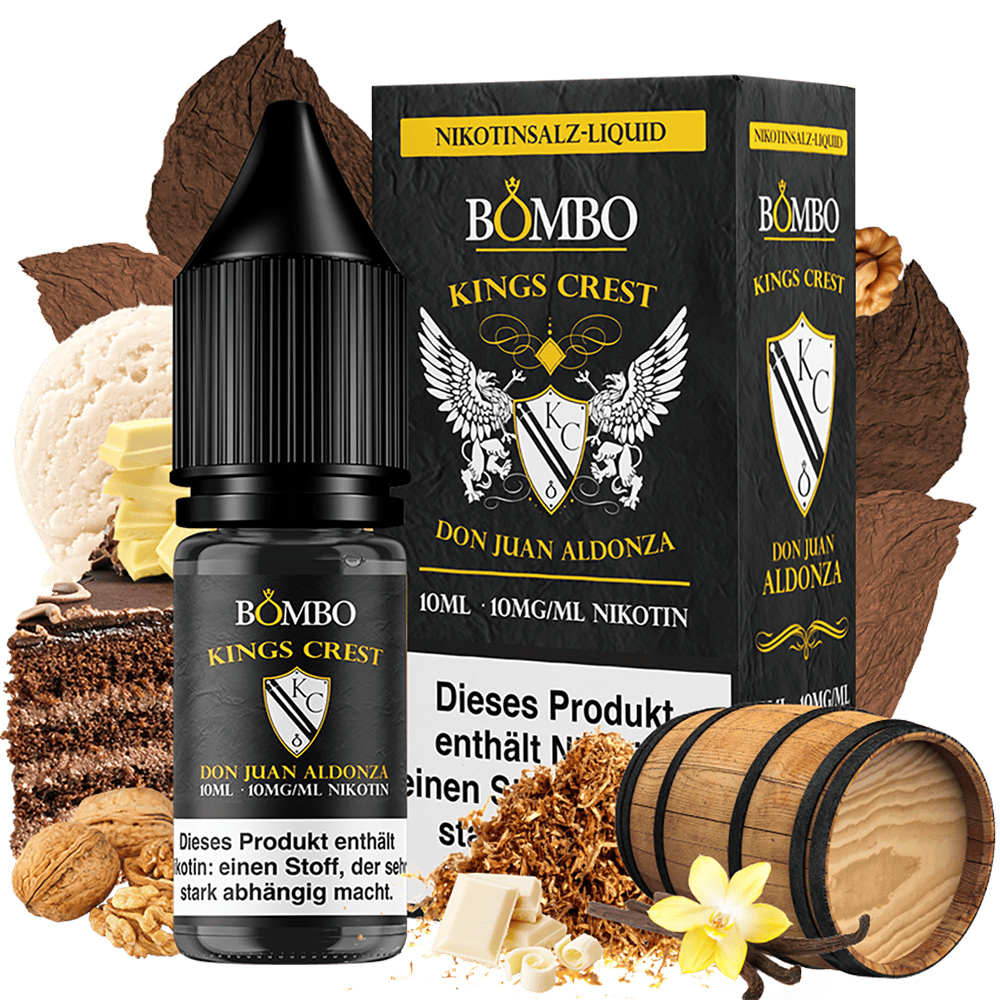 Kings Crest Nikotinsalz - Don Juan Aldonza - 10ml Liquid 10mg 