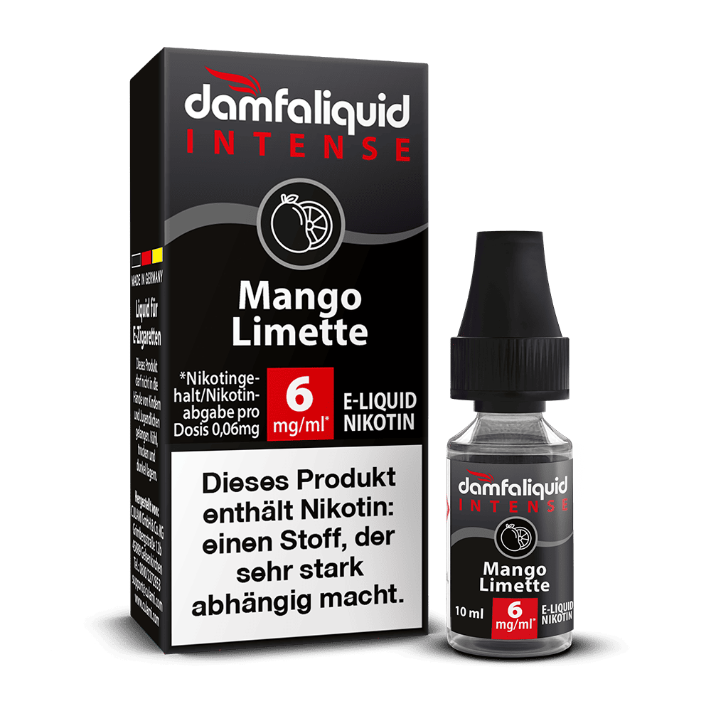 damfaliquid - Mango Limette 6mg 10ml INTENSE