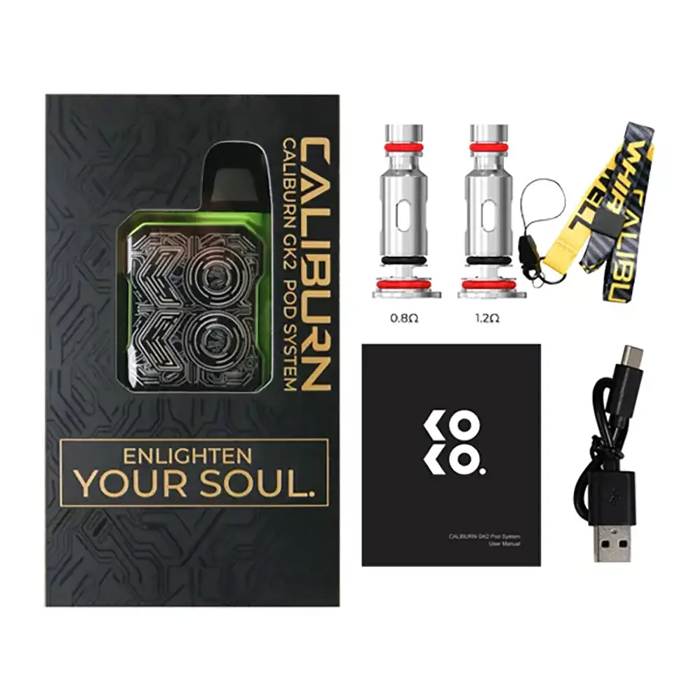 Uwell Caliburn GK2 Pod Kit Matte Black