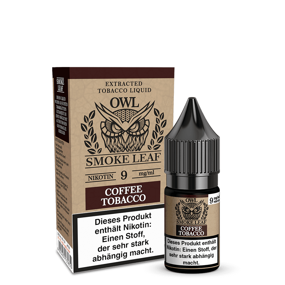 OWL Smoke Leaf Liquid - Coffee Tobacco - 10ml 9mg  C