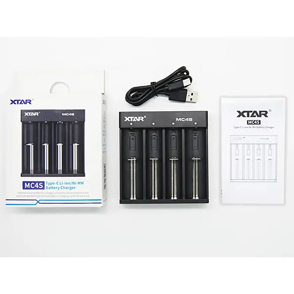Xtar MC4S 4 Schacht Ladegerät