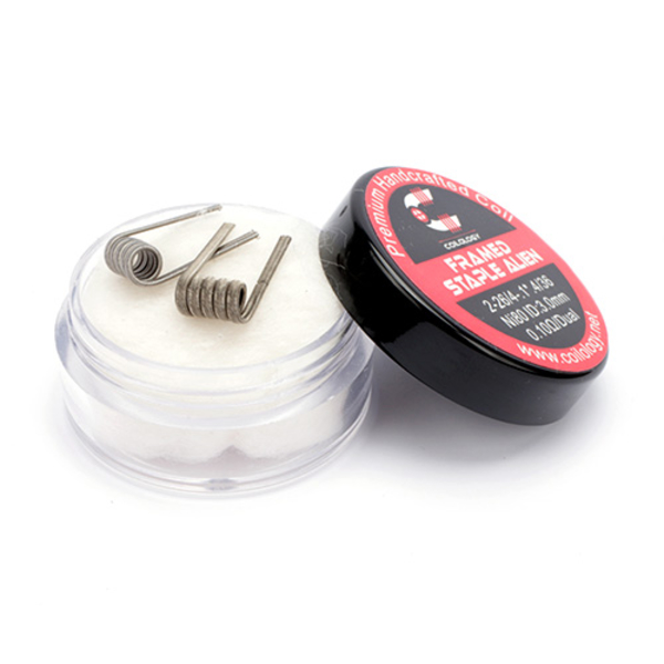 Coilology Framed Staple Alien 0,1 Ohm/Dual Nichrome (1VE=2Stk.)