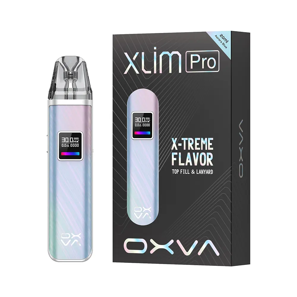 oxva xlim pro 2 pod Oxva Xlim Pro Aurora Blue Oxva Xlim Pro Kit Aurora Blue
