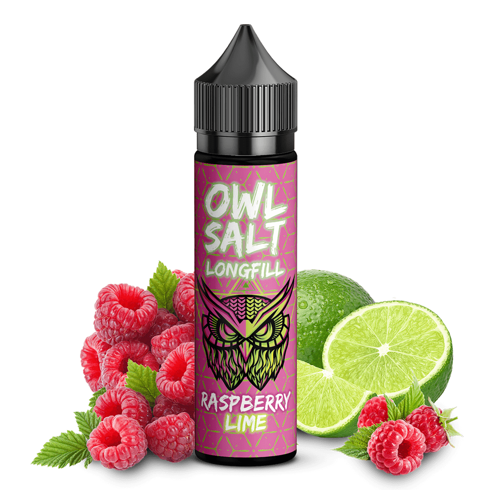 OWL Salt Aroma Longfill - Raspberry Lime - 10ml in 60ml Flasche 