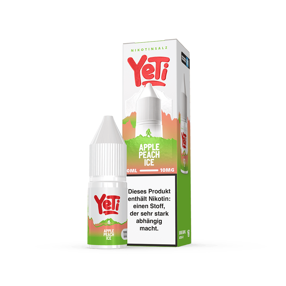 Yeti Summit Nikotinsalz - Apple Peach Ice - Overdosed 10ml Liquid 10mg