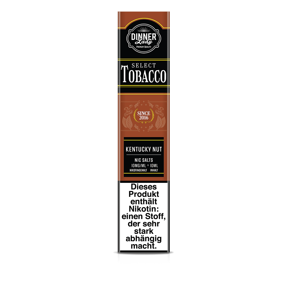 Dinner Lady Nikotinsalz - Kentucky Nut - 50/50 10ml Liquid 10mg 