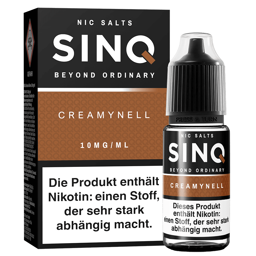 SINQ Nikotinsalz - Creamynell - 10ml Liquid 10mg