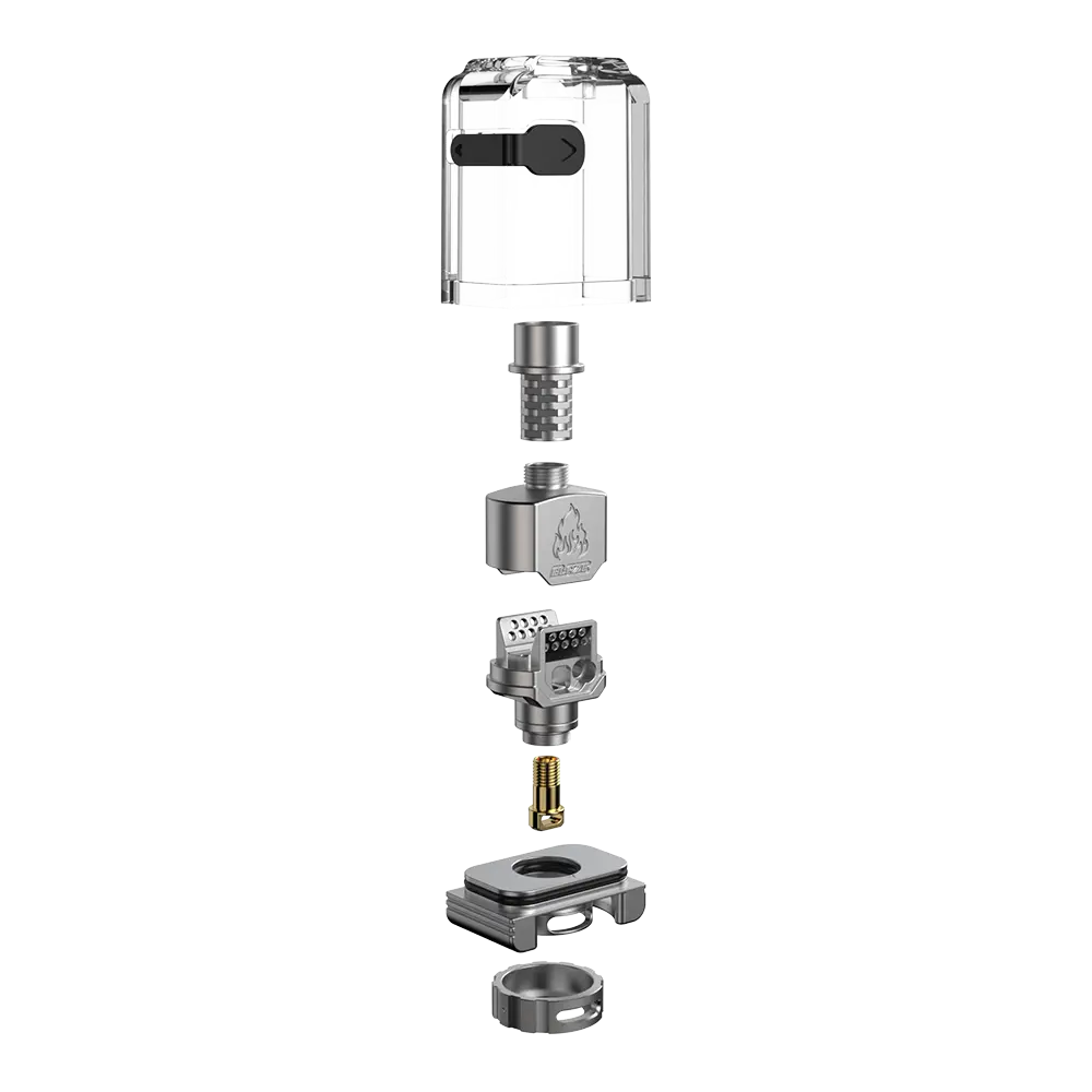 Thunderhead Creations Blaze Boro Tank + RBA Silver