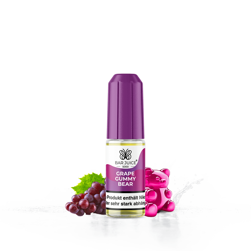 Bar Juice 5000 Nikotinsalz - Grape Gummy Bear - Liquid 10mg 10ml  C