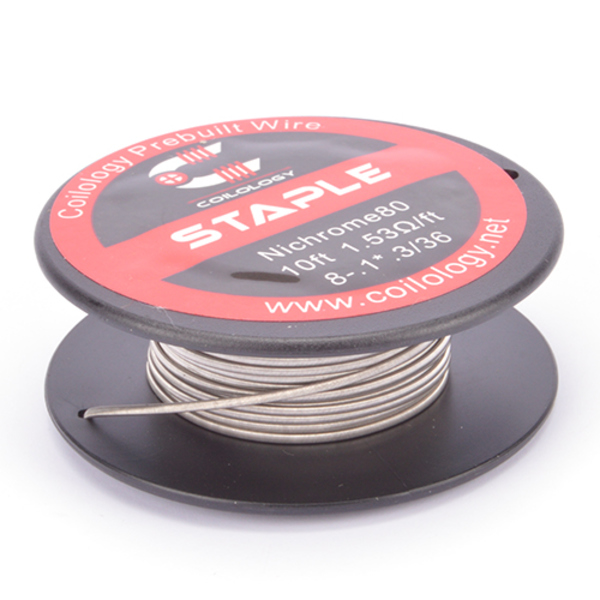 Coilology Staple Nichrome Spule (10ft) 8-0,1*0,3/36