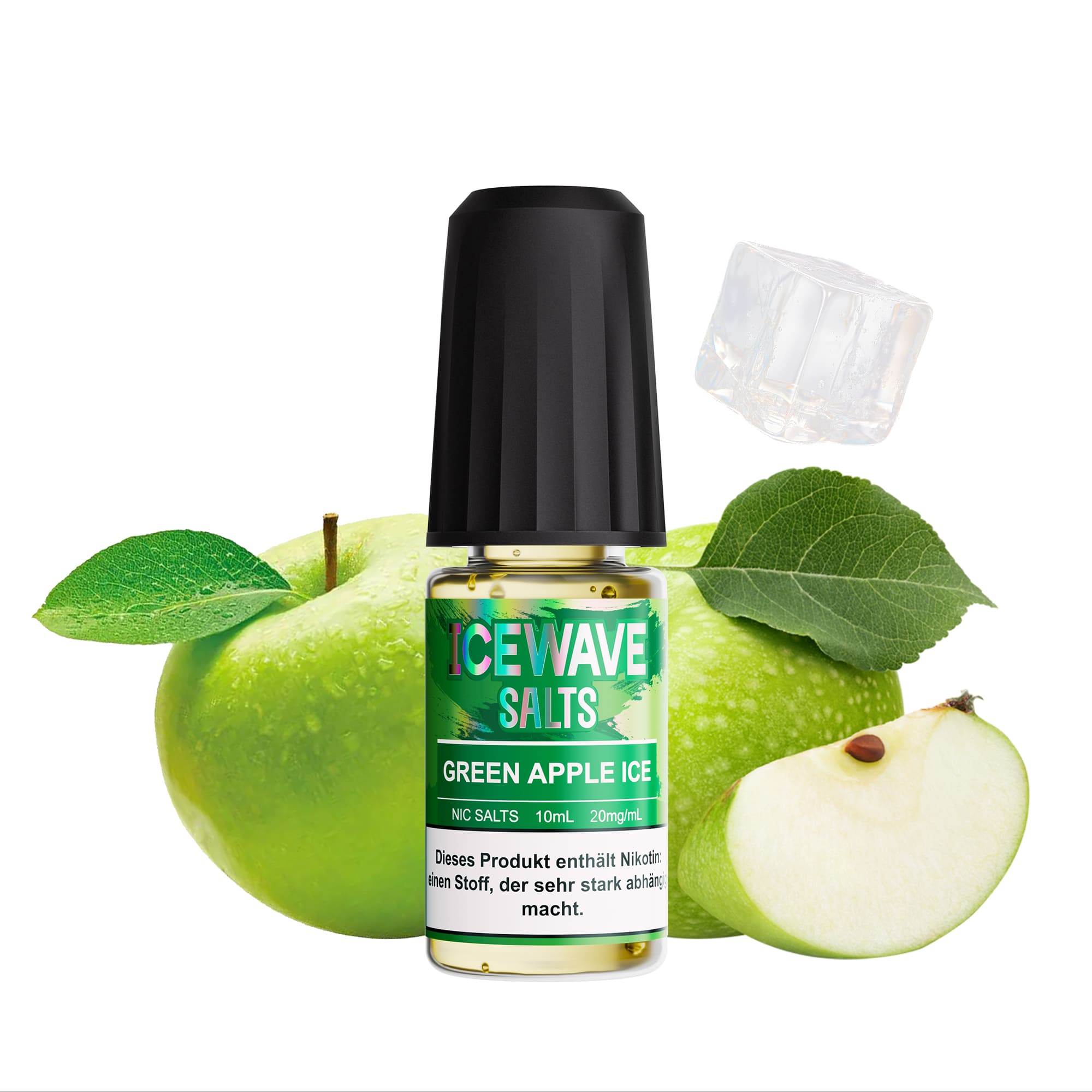 Icewave Nikotinsalz - Green Apple Ice - 10ml Liquid 20mg 