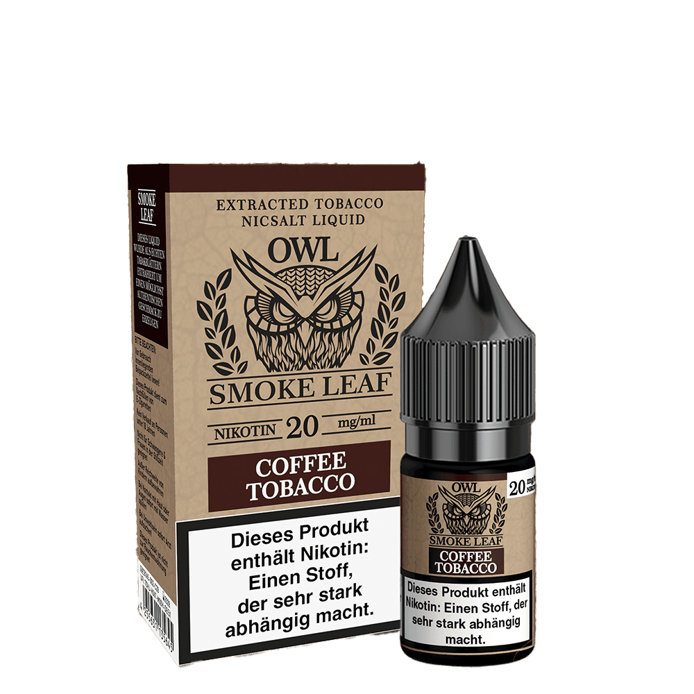 OWL Smoke Leaf Nikotinsalz - Coffee Tobacco - 10ml Liquid 20mg  D