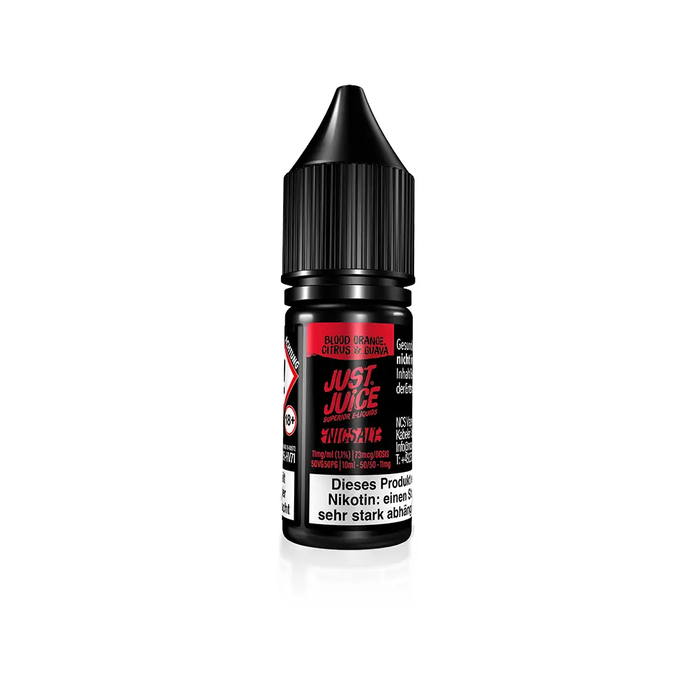 Just Juice Nikotinsalz - Blood Orange Citrus & Guava - 10ml 11mg 