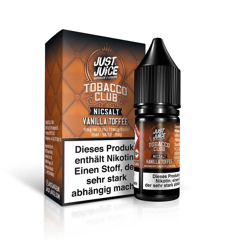 Just Juice Nikotinsalz - Tobacco Vanilla Toffee - 10ml 11mg 
