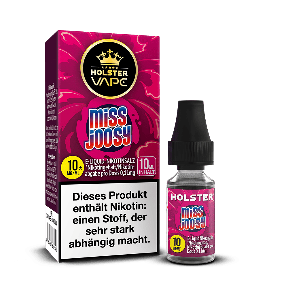 Holster Nikotinsalz - Miss Joosy - Liquid 10mg 10ml
