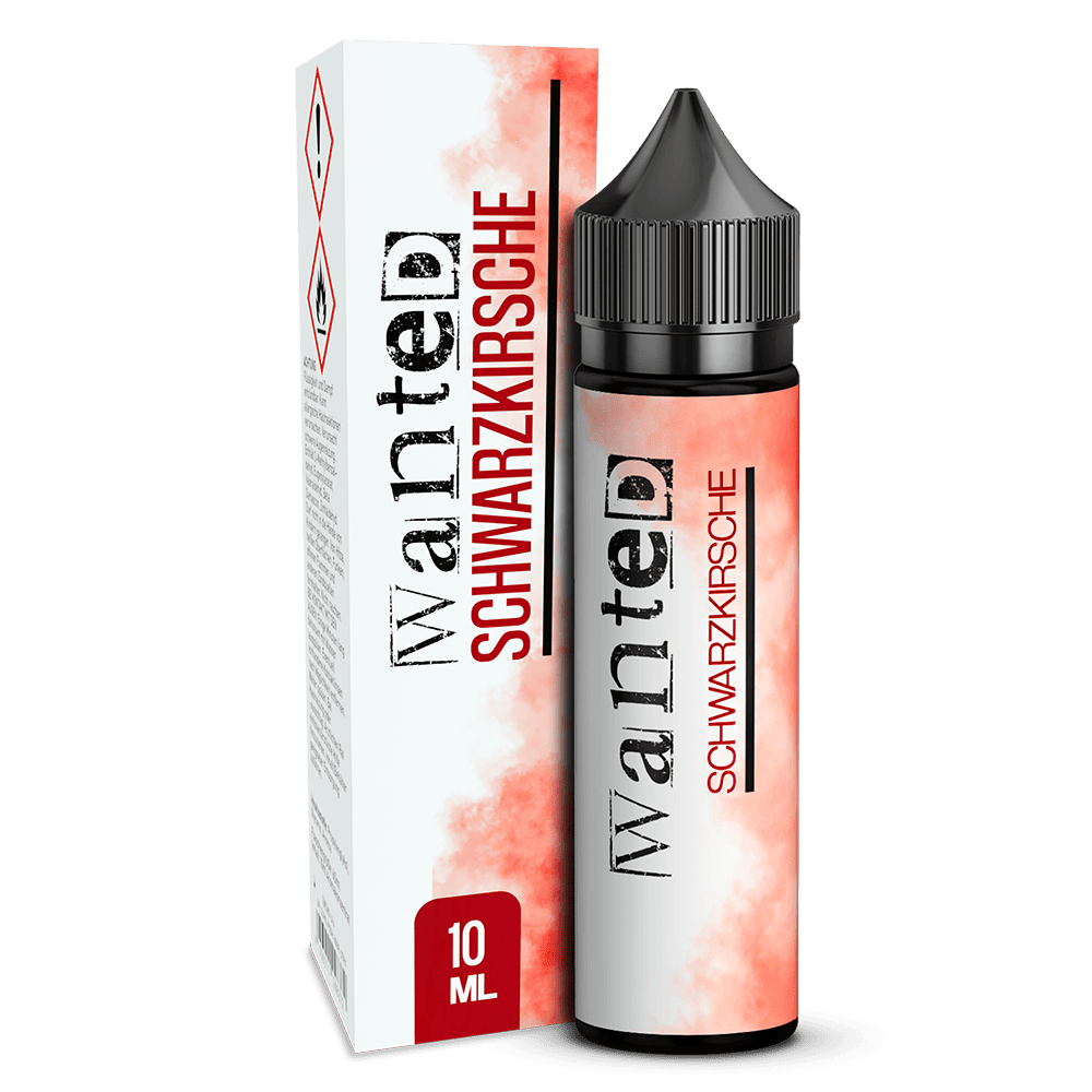 Wanted Aroma Longfill - Schwarzkirsche - 10ml in 60ml Flasche  D