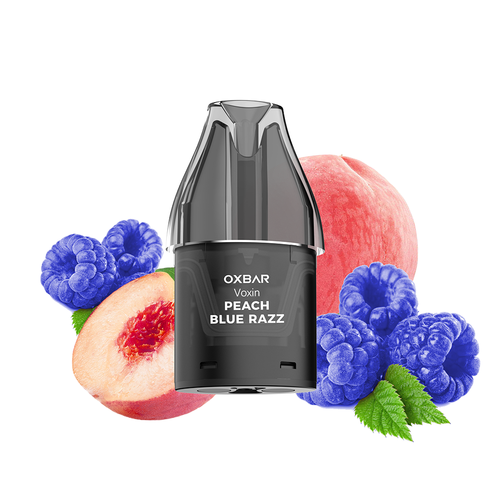 Oxbar Voxin Einweg Pod - Peach Blue Razz - 20mg Nikotinsalz 2ml 