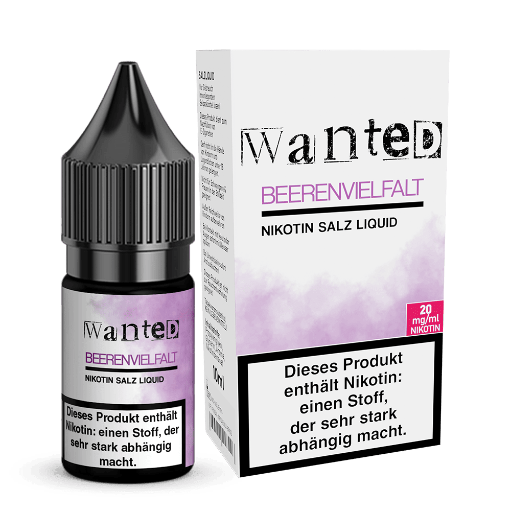 Wanted Nikotinsalz - Beerenvielfalt - Overdosed 10ml Liquid 20mg  D