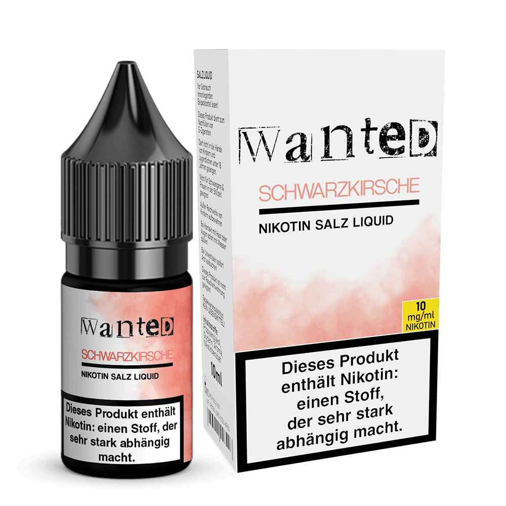 Wanted Nikotinsalz - Schwarzkirsche - Overdosed 10ml Liquid 10mg  D