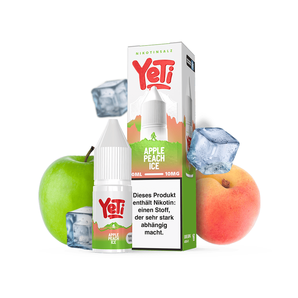 Yeti Summit Nikotinsalz - Apple Peach Ice - Overdosed 10ml Liquid 10mg