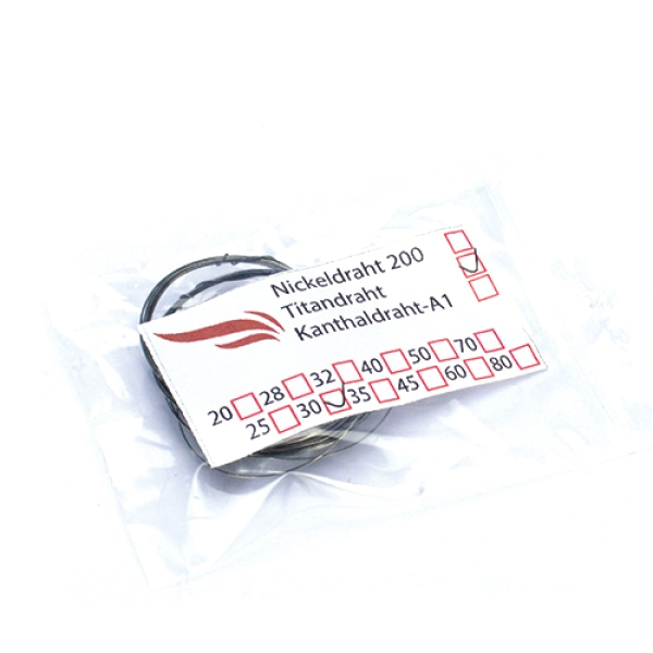 Titandraht  0,45 mm Pack  4X1/2M