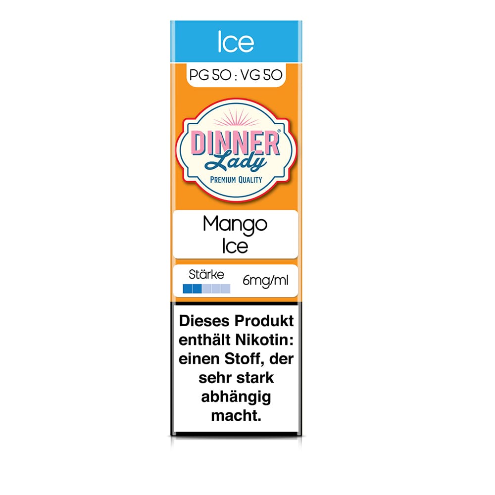 Dinner Lady Liquid - Mango Ice - 50/50 10ml 6mg 